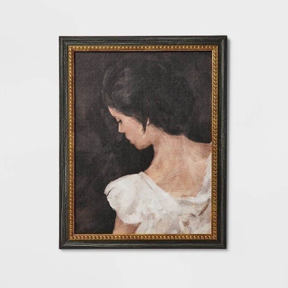 11x14 Female Portrait Framed Wall Art Canvas - Threshold‎ Studio McGee 2023